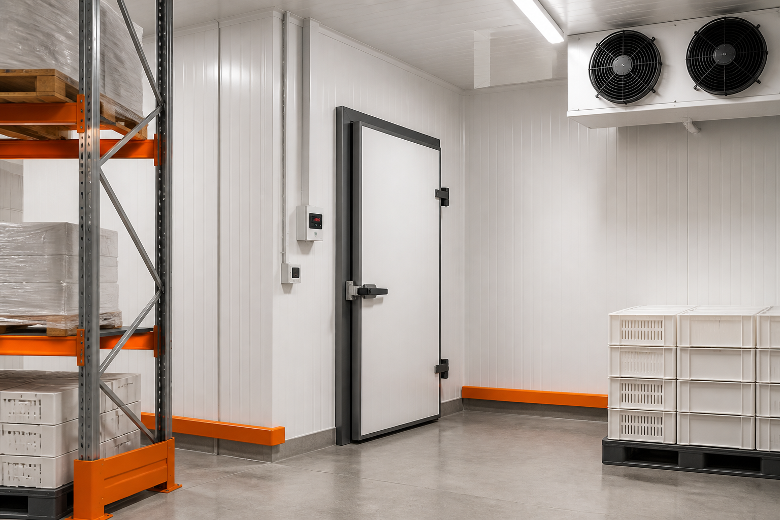 Jasa pembuatan smart cold storage dengan panel insulasi dan unit evaporator