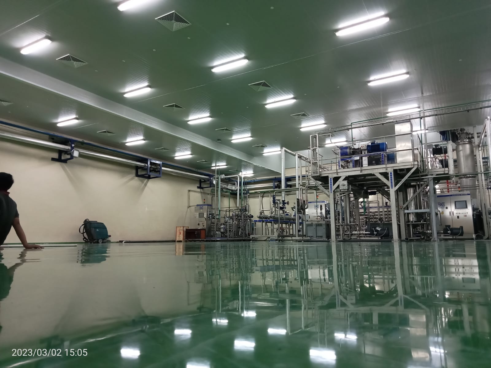 Interior Area Produksi - dokumentasi proyek Cipta Prima Utama
