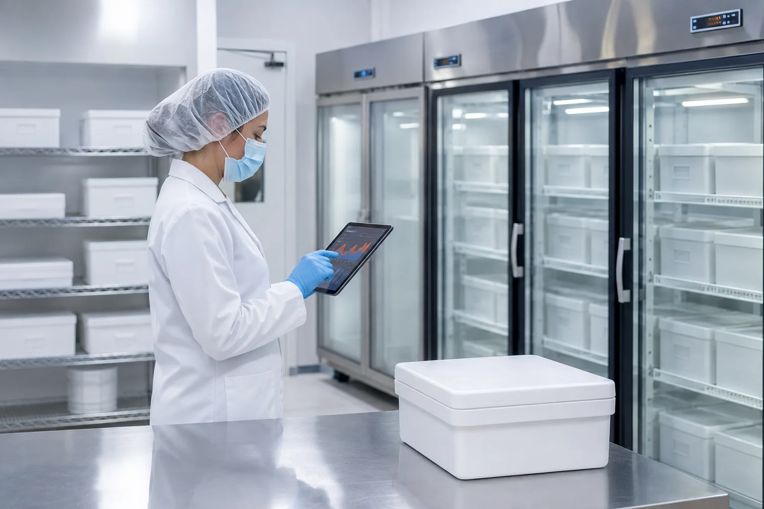 Pendingin laboratorium medis dengan pemantauan digital